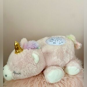 Unicorn lullaby plush light and sound machine